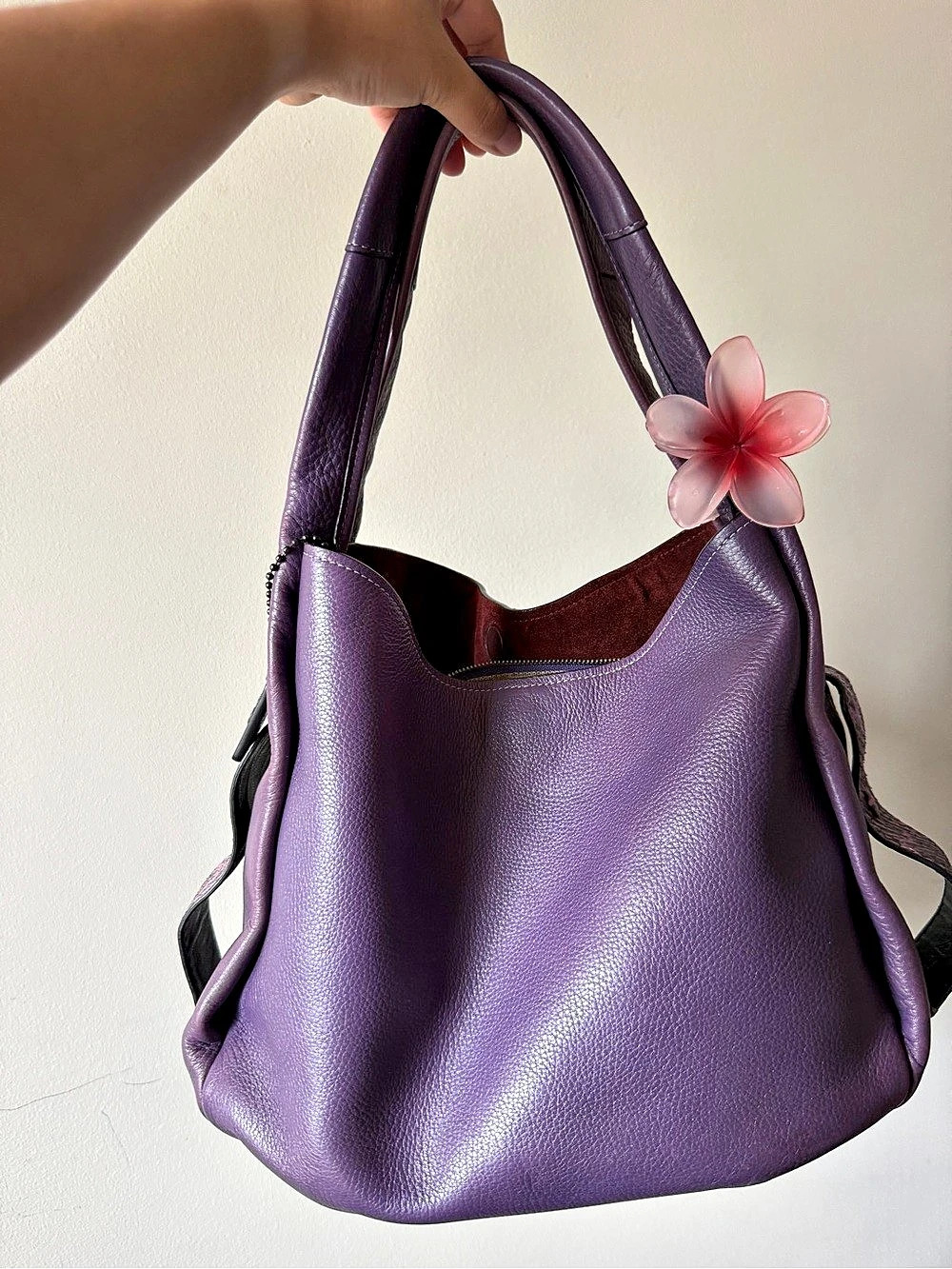 Coach Purple Bandit Hobo